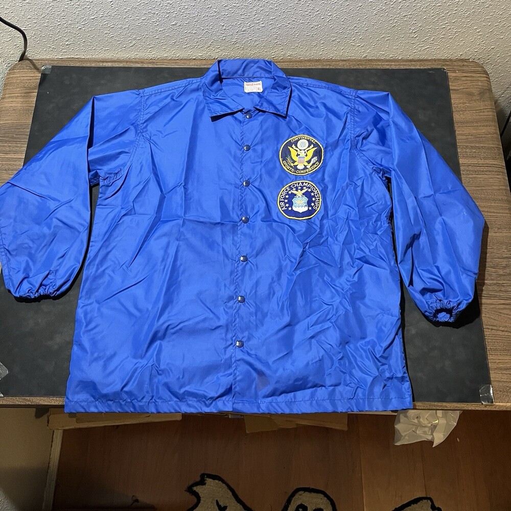 Air Force Falcons Jacket Wilson 50s Windbreaker football coaches Bomber Patches